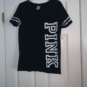 VS PINK Black V-Neck